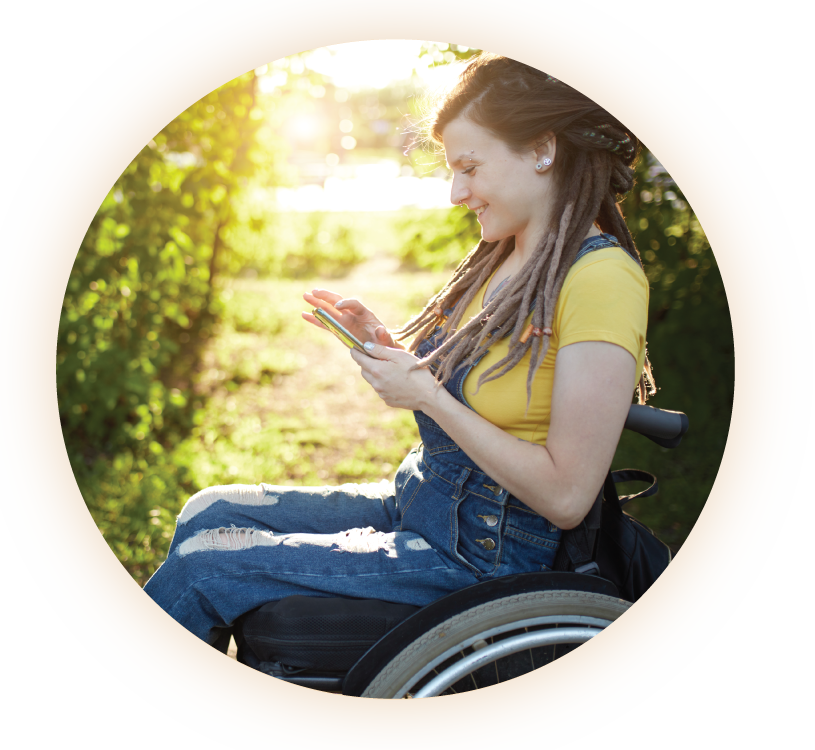 Consumer in Wheelchair
